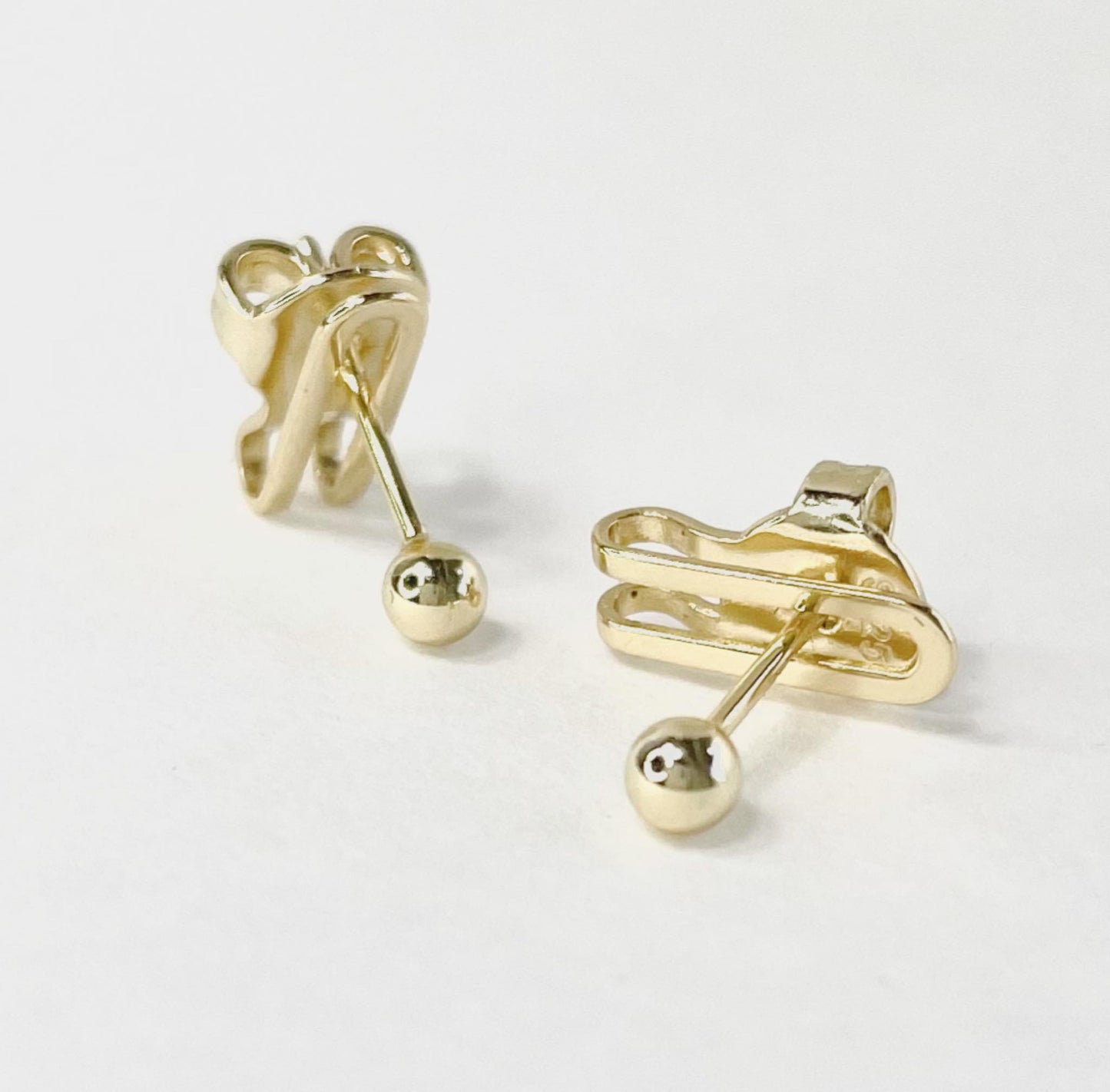 Mini Gold Ball Earring