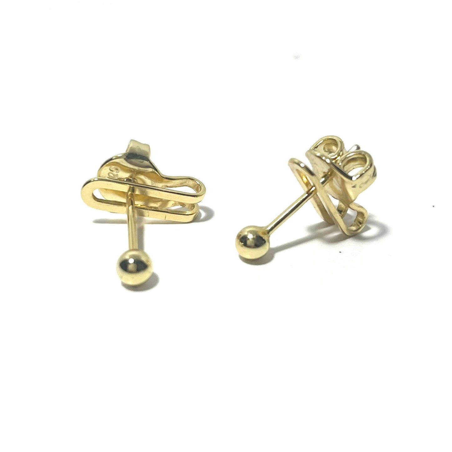 Mini Gold Ball Earring