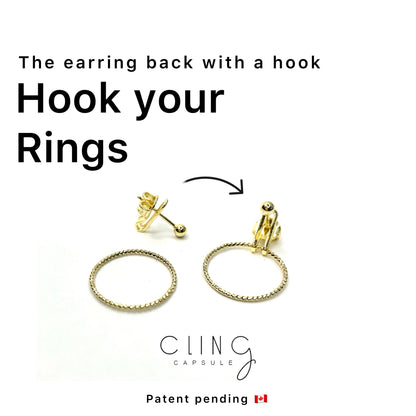 Universal Cling - Mini Gold Ball Studs