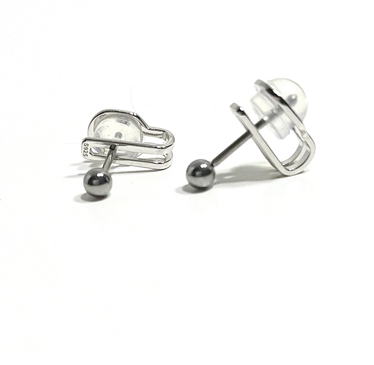 Mini Stainless Steel Ball Earring