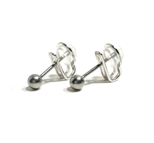 Maxi Stainless Steel Ball Earring